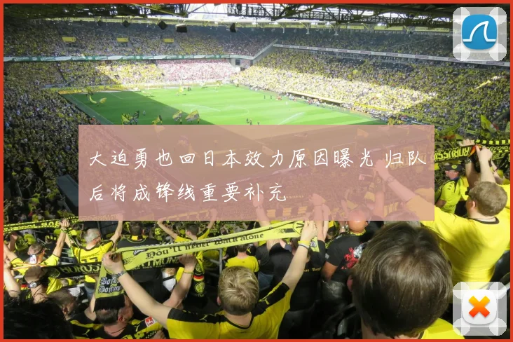 大迫勇也回日本效力原因曝光 归队后将成锋线重要补充